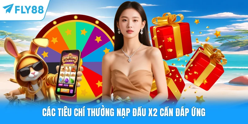 Các tiêu chí thưởng nạp đầu x2 cần đáp ứng
