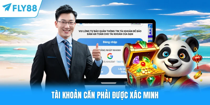 Tài khoản cần phải được xác minh